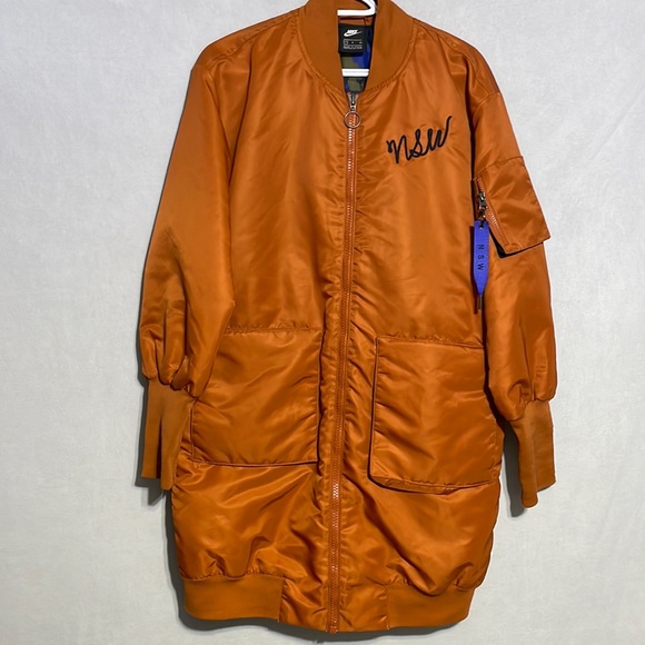 Nike Long Bomber Jacket - Picture 1 of 5